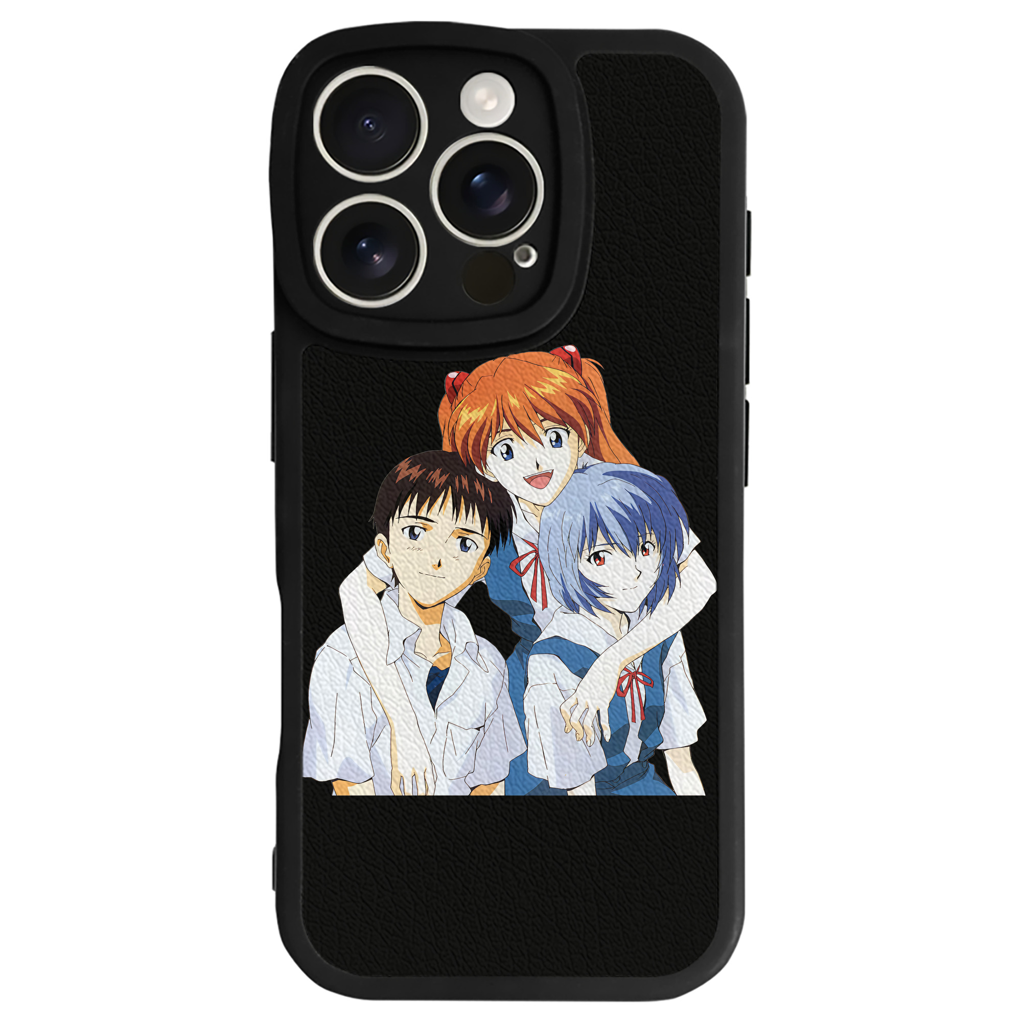 （画像用） EVA 新世紀エヴァンゲリオン 【iPhone 16シリーズ対応】シリコンスマホケース（レザー調） 材質：シリコン